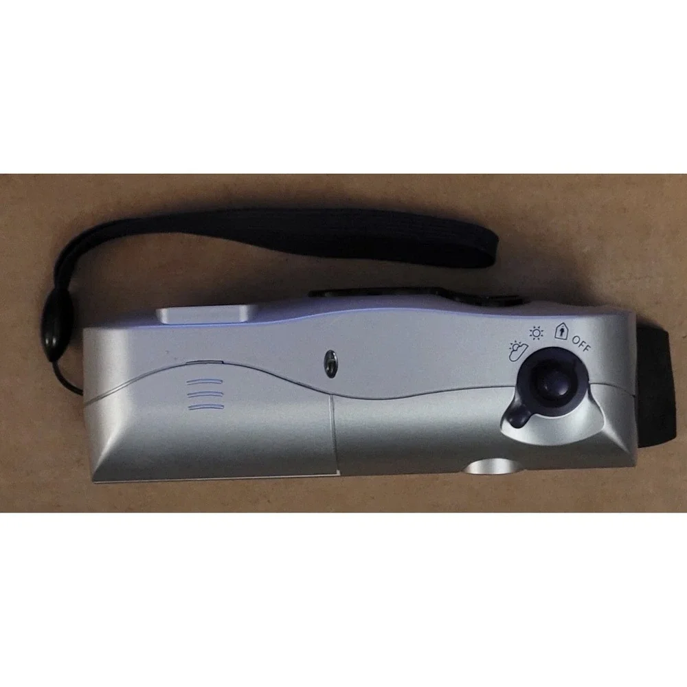 VTG Polaroid I-Zone Instant Sticker Film Camera Tested Working With‎ Wrist Strap